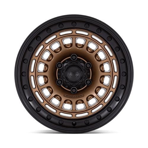Black Rhino BR014 SAHARA Matte Bronze W Gloss Black Lip 17x9 -12 6x139.7mm 106.1mm