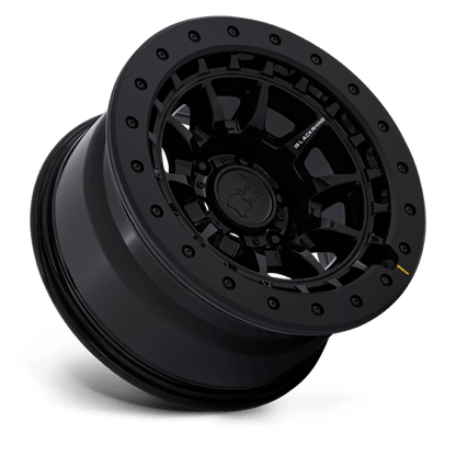 Black Rhino BR016 TUSK Gloss Black 17x8.5 0 6x114.3mm 66.1mm