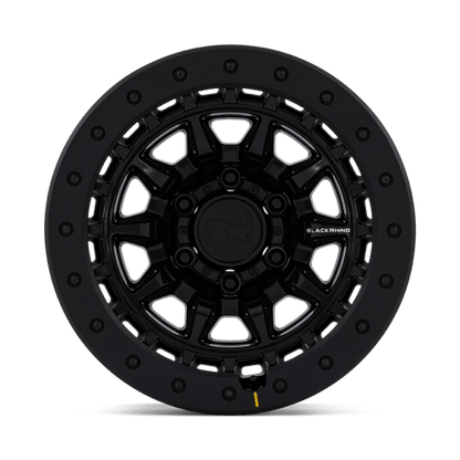 Black Rhino BR016 TUSK Gloss Black 17x8.5 -10 6x135mm 87.1mm