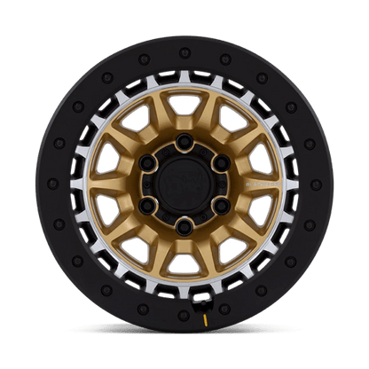 Black Rhino BR016 TUSK Matte Gold W/ Machined Ring 17x8.5 0 5x139.7mm 78.1mm