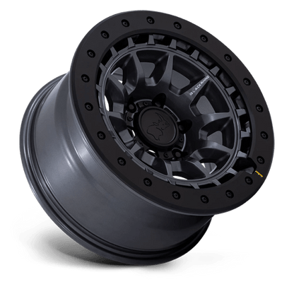 Black Rhino BR016 TUSK Matte Gunmetal 17x8.5 0 6x114.3mm 66.1mm