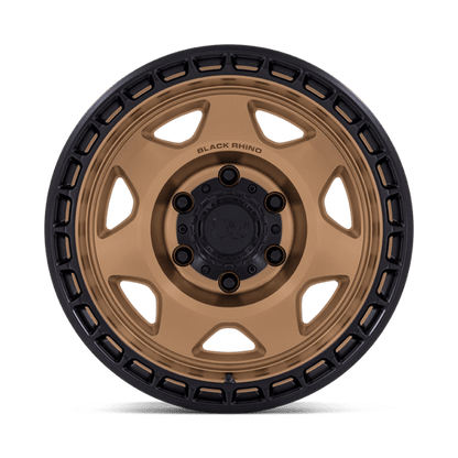 Black Rhino BR018 VOYAGER Matte Bronze W/ M-black Lip 17x8.5 0 6x120mm 66.9mm
