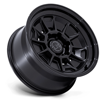 Black Rhino BR021 MONDO Matte Black W/ Gloss Black Lip 17x8.5 -10 6x139.7mm 106.1mm