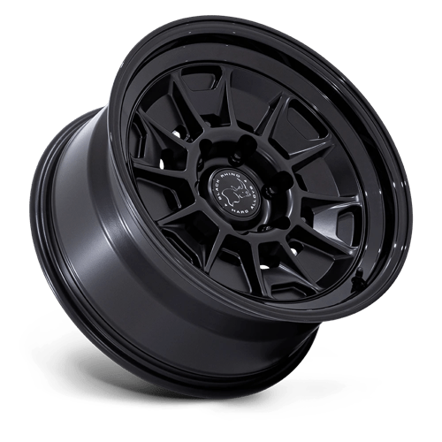 Black Rhino BR021 MONDO Matte Black W/ Gloss Black Lip 18x9 +12 6x139.7mm 106.1mm