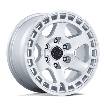 Black Rhino BR022 BAHARI Gloss Silver W/ Machined Face 17x9 +40 6x135mm 87.1mm