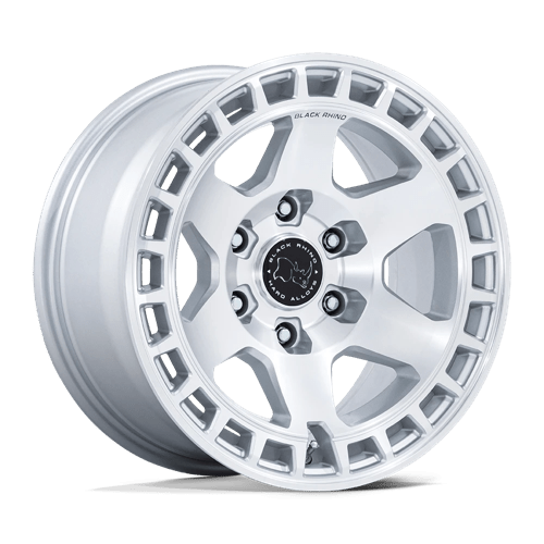 Black Rhino BR022 BAHARI Gloss Silver W/ Machined Face 17x8.5 0 5x127mm 71.5mm