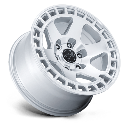 Black Rhino BR022 BAHARI Gloss Silver W/ Machined Face 17x8.5 -10 5x127mm 71.5mm