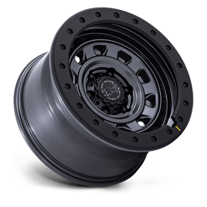 Black Rhino BR023 XPLORER Matte Gunmetal W/ Matte Blk-lp 17x9 +12 6x139.7mm 106.1mm