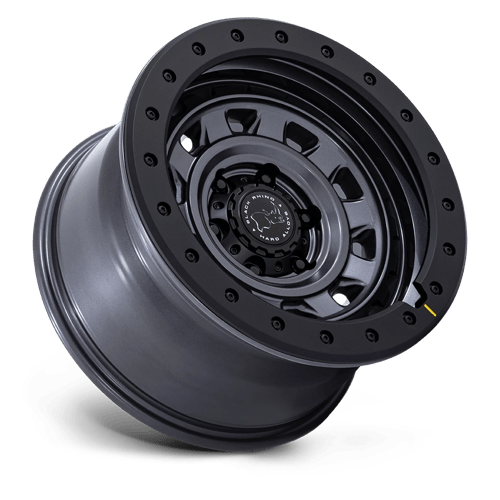 Black Rhino BR023 XPLORER Matte Gunmetal W/ Matte Blk-lp 17x9 +12 5x127mm 71.5mm