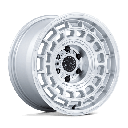 Black Rhino BR024 AWOL Silver W/ Machined Face 20x8.5 +25 5x120mm 74.1mm