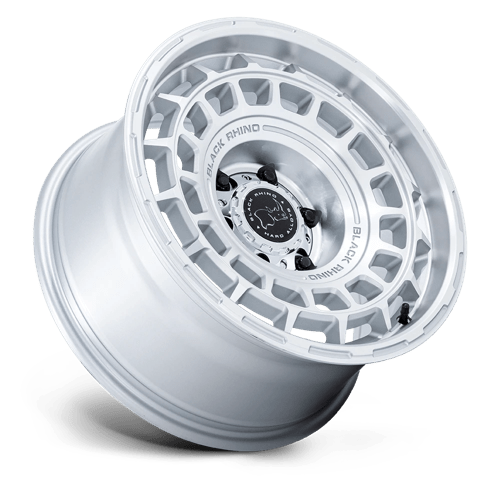 Black Rhino BR024 AWOL Silver W/ Machined Face 17x8.5 +10 5x127mm 71.5mm