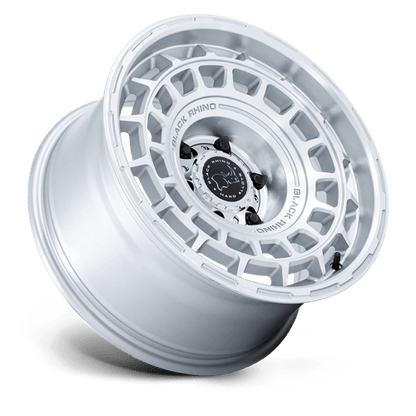 Black Rhino BR024 AWOL Silver W/ Machined Face 17x8.5 +10 6x139.7mm 106.1mm