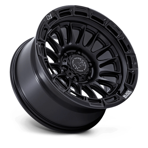 Black Rhino BR025 RIVAL Matte Black W/ Gloss Blk-lp 17x8.5 +25 6x139.7mm 106.1mm