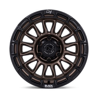 Black Rhino BR025 RIVAL Burnt Bronze W/ Matte Blk-lp 17x8.5 +25 6x139.7mm 106.1mm