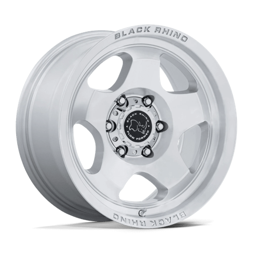 Black Rhino BR031 SOL Gloss Silver W/ Machined Face 17x8 +38 6x114.3mm 66.1mm