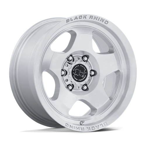 Black Rhino BR031 SOL Gloss Silver W/ Machined Face 17x9 +12 5x114.3mm 72.6mm