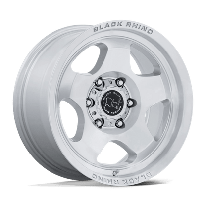 Black Rhino BR031 SOL Gloss Silver W/ Machined Face 17x9 +12 5x114.3mm 72.6mm