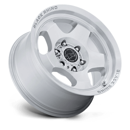 Black Rhino BR031 SOL Gloss Silver W/ Machined Face 17x8 +38 5x112mm 66.6mm