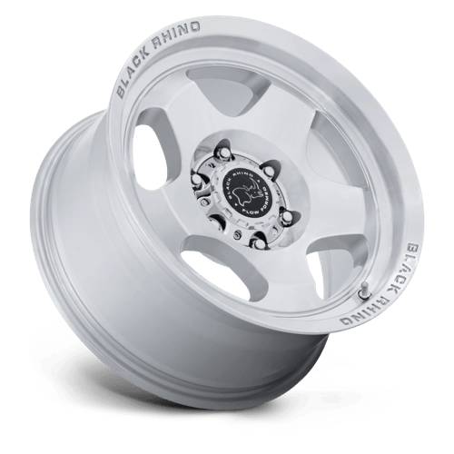 Black Rhino BR031 SOL Gloss Silver W/ Machined Face 17x8 +38 5x110mm 72.6mm