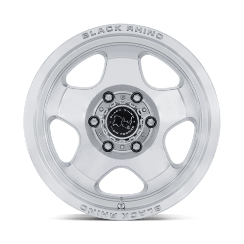 Black Rhino BR031 SOL Gloss Silver W/ Machined Face 17x8 +38 5x110mm 72.6mm