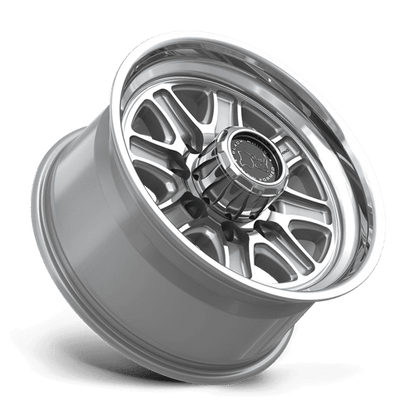 Black Rhino BR032 ECHO Gloss Silver W/ Machined Face 18x9 +12 8x165.1mm 125.1mm
