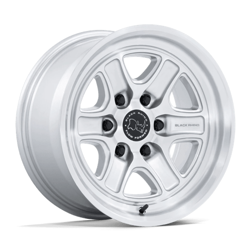 Black Rhino BR032 ECHO Gloss Silver W/ Machined Face 17x8.5 0 6x135mm 87.1mm