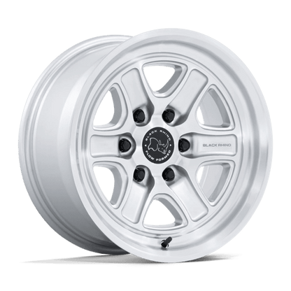 Black Rhino BR032 ECHO Gloss Silver W/ Machined Face 17x8.5 0 6x135mm 87.1mm