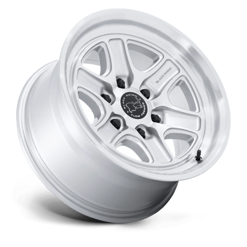 Black Rhino BR032 ECHO Gloss Silver W/ Machined Face 17x8.5 0 6x135mm 87.1mm