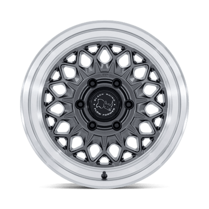 Black Rhino BR034 GRAZ Gloss Gunmetal W/ Machined Lip 17x8.5 +25 6x135mm 87.1mm