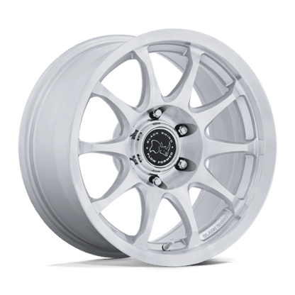 Black Rhino BR038 RONIN Gloss Silver W/ Machined Face 17x8.5 0 6x135mm 87.1mm
