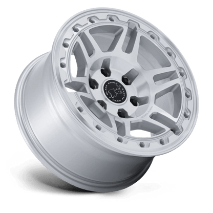 Black Rhino BR039 VANGUARD Gloss Silver W/ Machined Face 20x9 +15 6x135mm 87.1mm