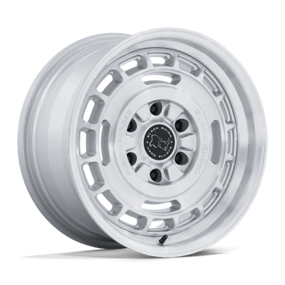 Black Rhino BR600 VAGABOND Gloss Silver W/ Machined Face 17x8 +32 6x139.7mm 106.1mm