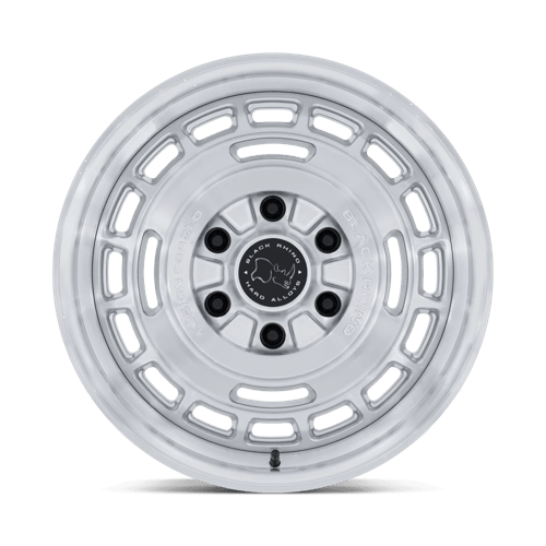 Black Rhino BR600 VAGABOND Gloss Silver W/ Machined Face 17x8.5 0 6x135mm 87.1mm