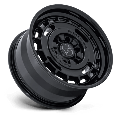 Black Rhino BR600 VAGABOND Matte Black W/ Gloss Black Lip 17x8.5 +25 6x139.7mm 106.1mm