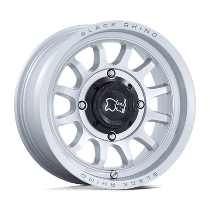 Black Rhino RAPID UTV Hyper Silver W/ Machined Face 14x7 +10 4x156mm 115.1mm