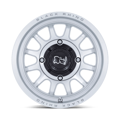 Black Rhino RAPID UTV Hyper Silver W/ Machined Face 14x7 +10 4x156mm 115.1mm