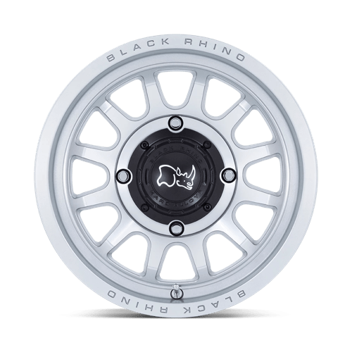 Black Rhino RAPID UTV Hyper Silver W/ Machined Face 15x7 +10 4x156mm 115.1mm