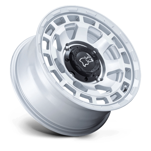 Black Rhino CHAMBER UTV Hyper Silver W/ Machined Face 14x7 +10 4x156mm 115.1mm