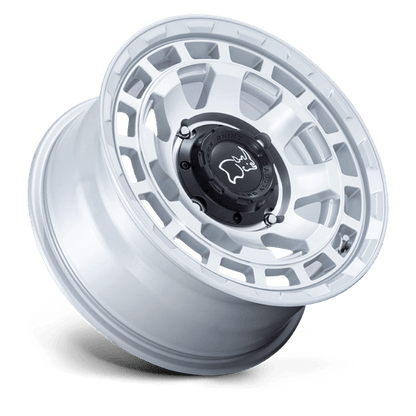 Black Rhino CHAMBER UTV Hyper Silver W/ Machined Face 15x7 +10 4x156mm 115.1mm