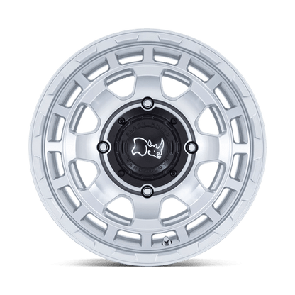 Black Rhino CHAMBER UTV Hyper Silver W/ Machined Face 14x7 +10 4x156mm 115.1mm