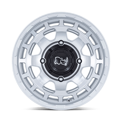 Black Rhino CHAMBER UTV Hyper Silver W/ Machined Face 15x7 +10 4x137mm 110.1mm