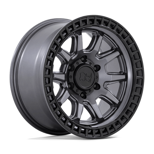 Black Rhino CALICO Matte Gunmetal W/ M-black Lip 17x8.5 0 6x139.7mm 106.1mm