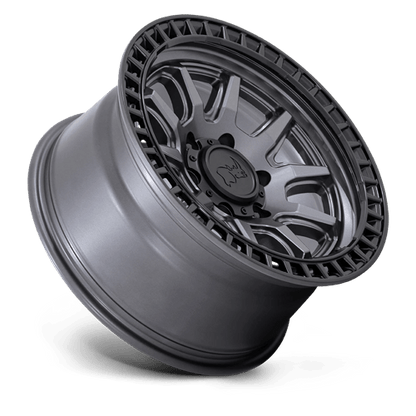 Black Rhino CALICO Matte Gunmetal W/ M-black Lip 17x8.5 +34 5x114.3mm 72.6mm