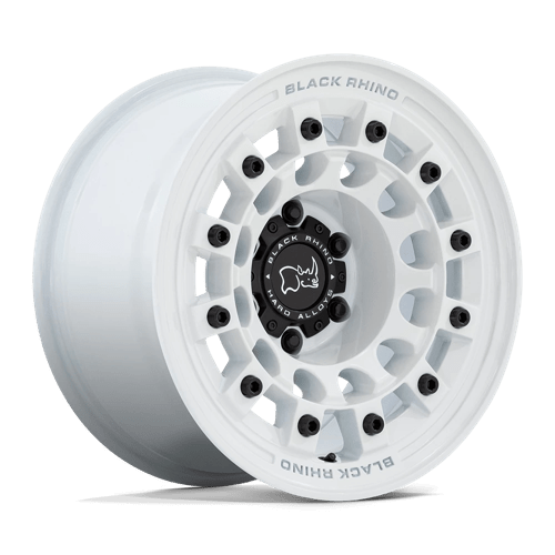 Black Rhino FUJI Gloss White 17x9 -12 6x139.7mm 106.1mm
