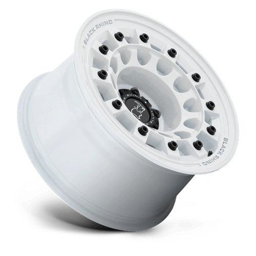Black Rhino FUJI Gloss White 17x8 +20 6x139.7mm 106.1mm