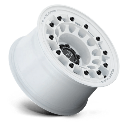 Black Rhino FUJI Gloss White 17x9 -12 6x139.7mm 106.1mm