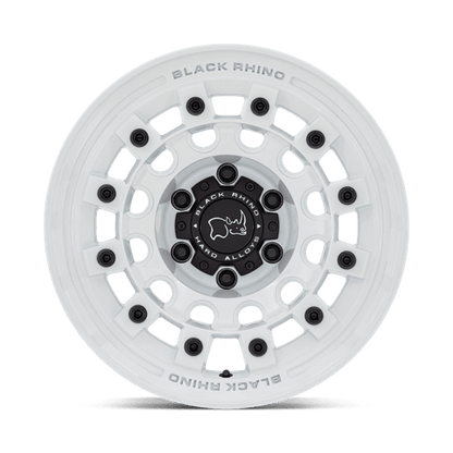 Black Rhino FUJI Gloss White 17x9 -12 6x139.7mm 106.1mm