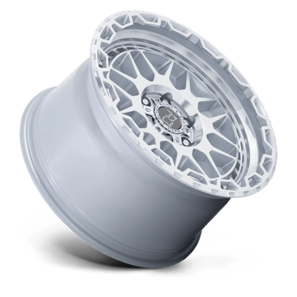 Black Rhino HOLCOMB Gloss Silver W/ Mirror Cut Fac 17x9.5 +12 6x135mm 87.1mm