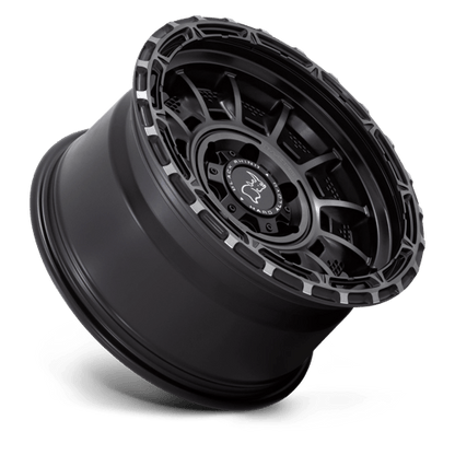 Black Rhino LEGION Matte Black Gray Tint 17x9 -12 6x139.7mm 106.1mm