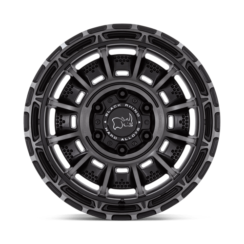 Black Rhino LEGION Matte Black Gray Tint 17x9 -12 5x127mm 71.5mm